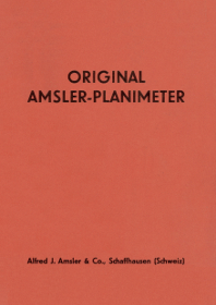 Amsler Planimeter Anleitung