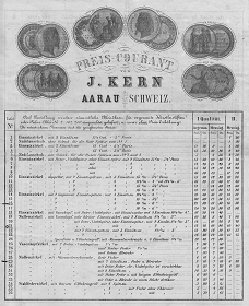 Kern Katalog Zeicheninstrumente und Reisszeuge