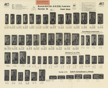 Kern Katalog Zeicheninstrumente und Reisszeuge