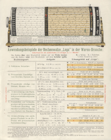 Loga Rechenwalze Anwendungsbeispiele