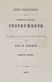 Ott und Coradi Mathematische Instrumente