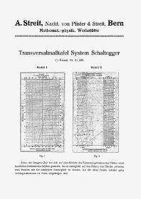 Streit Transversalmasstafel